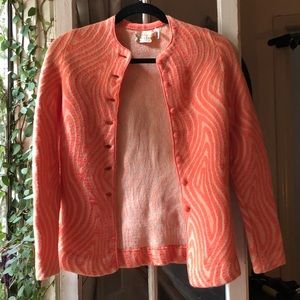 Vintage Orange Psychedelic Jacket XS